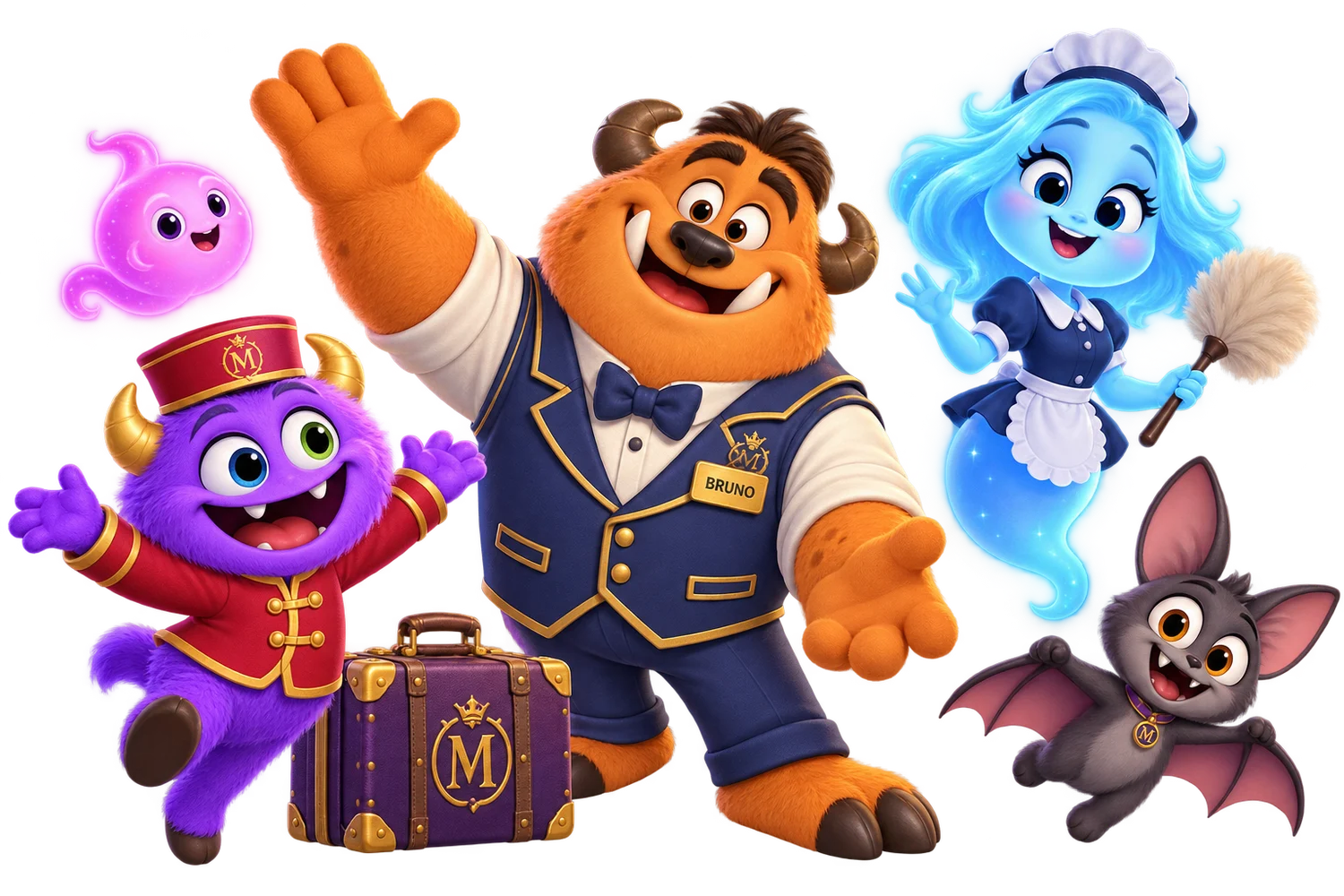 Monster Hotel character lineup